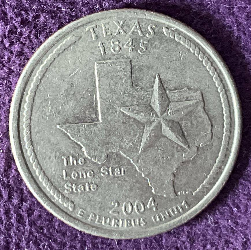 Washington Quarter Texas 2004 D 1  coin collectible - Main Image 2