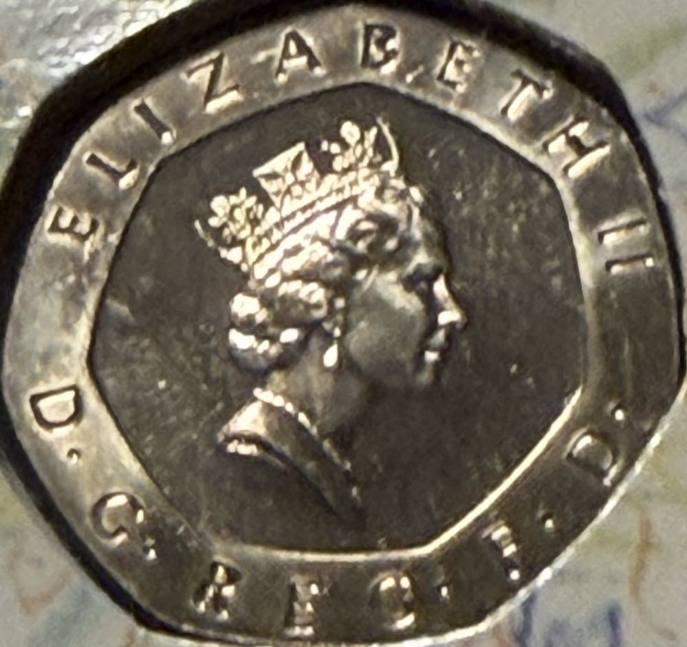 1989 Tudor Rose 20p (2)  coin collectible - Main Image 2