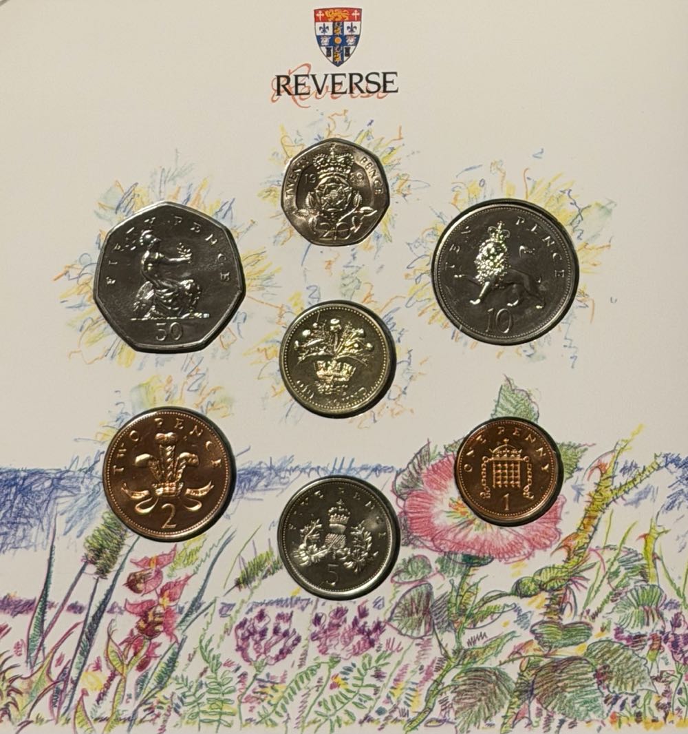 1989 Britannia 50p  coin collectible - Main Image 3