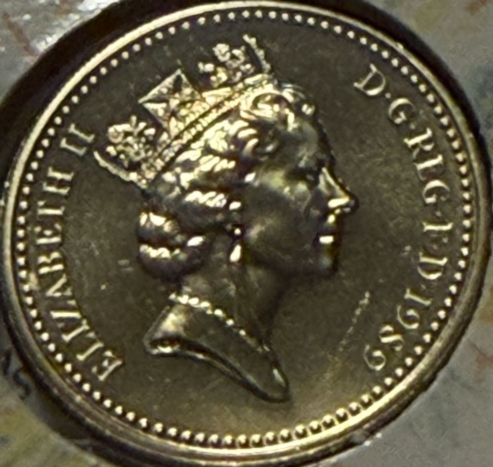 1989 Scottish Thistle £1 (2)  coin collectible - Main Image 2