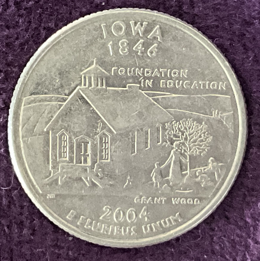 Washington Quarter Iowa 2004 D 2  coin collectible - Main Image 2
