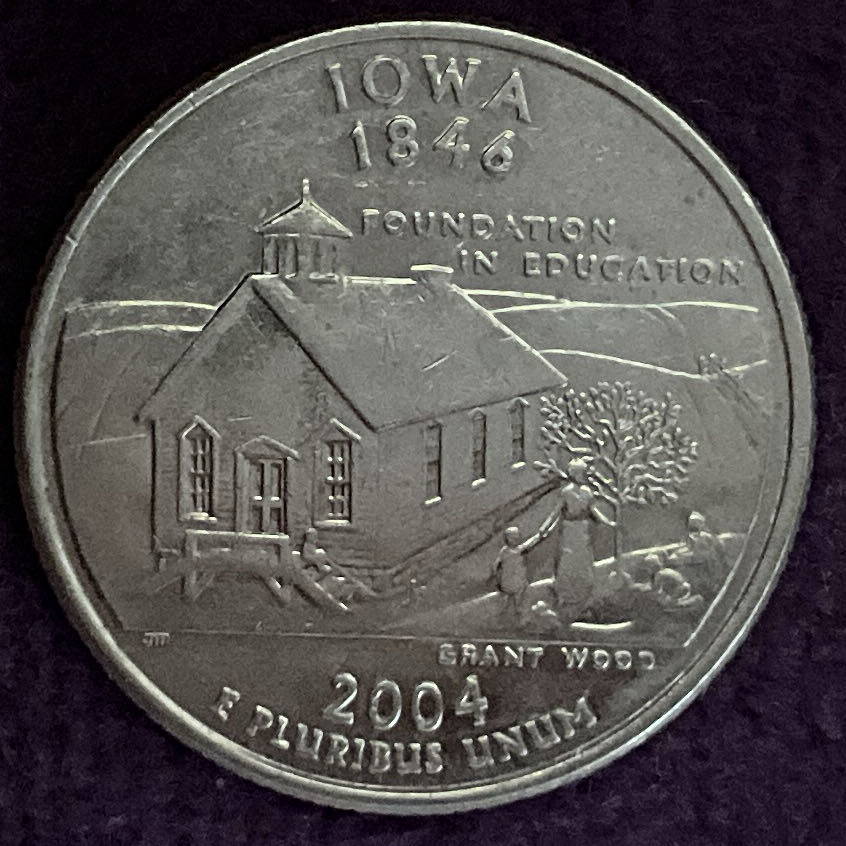 Washington Quarter Iowa 2004 D 2  coin collectible - Main Image 4