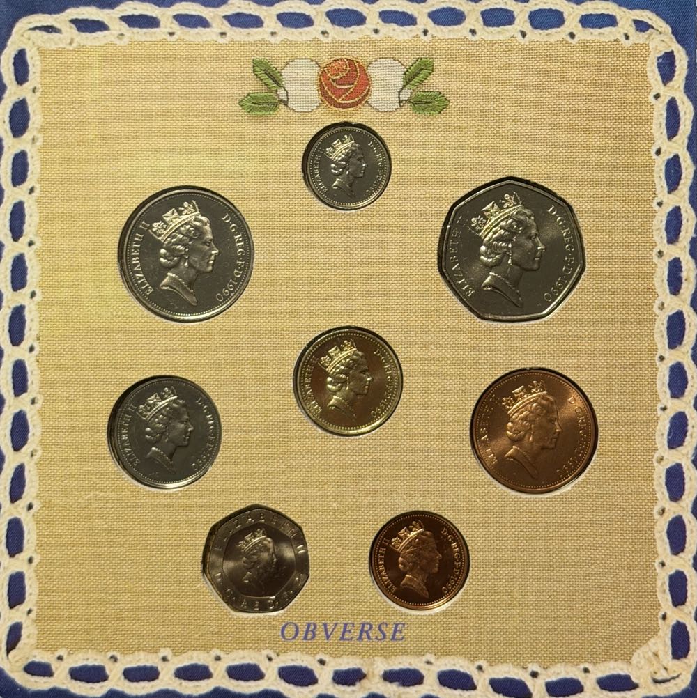 1990 Portcullis 1p  coin collectible - Main Image 4