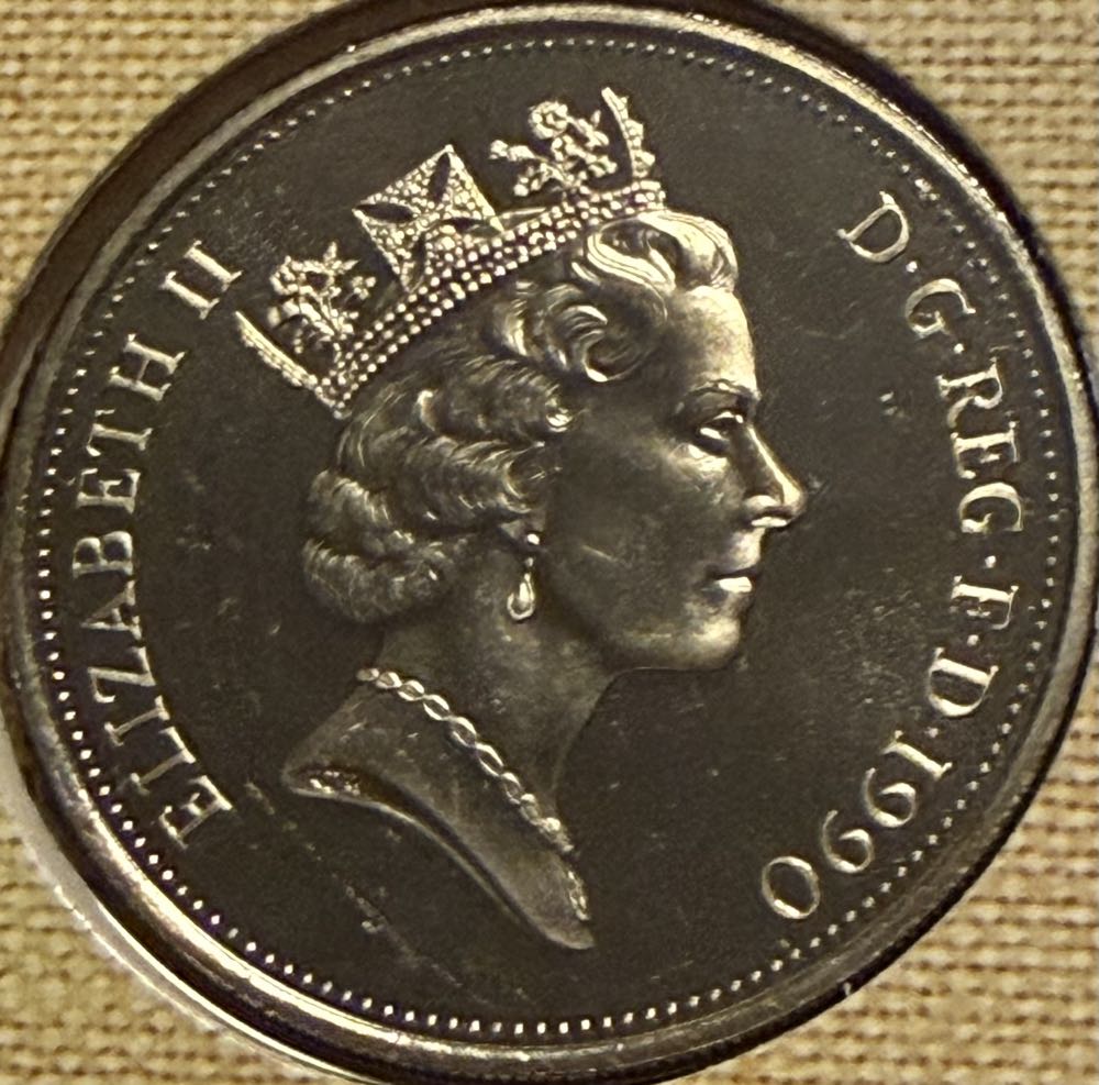 1990 English Lion 10p  coin collectible - Main Image 2