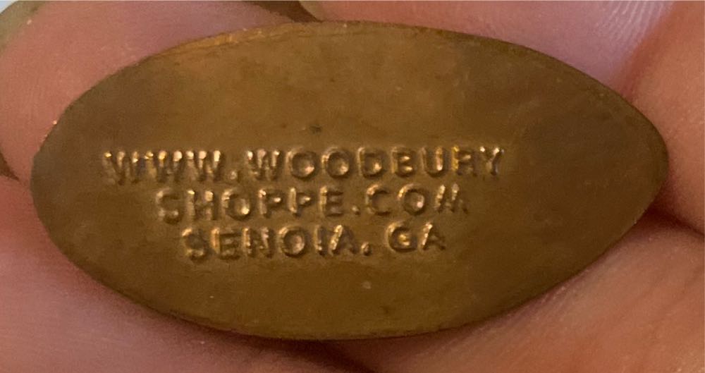 The Woodbury Shoppe, Senoia Georgia Squashed Penny  coin collectible - Main Image 2