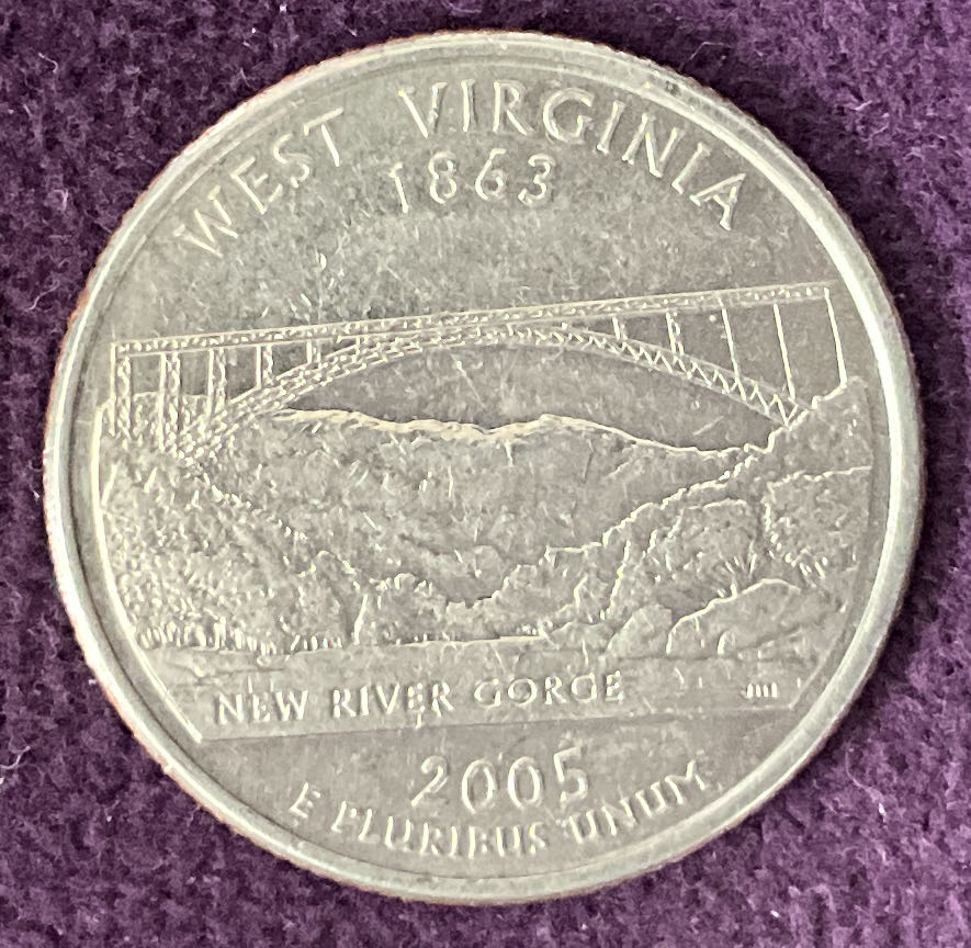 Washington Quarter West Virginia 2005 P 1  coin collectible - Main Image 2