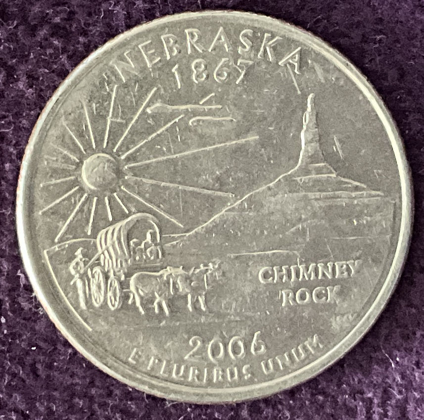 Washington Quarter Nebraska 2005 D 1  coin collectible - Main Image 2
