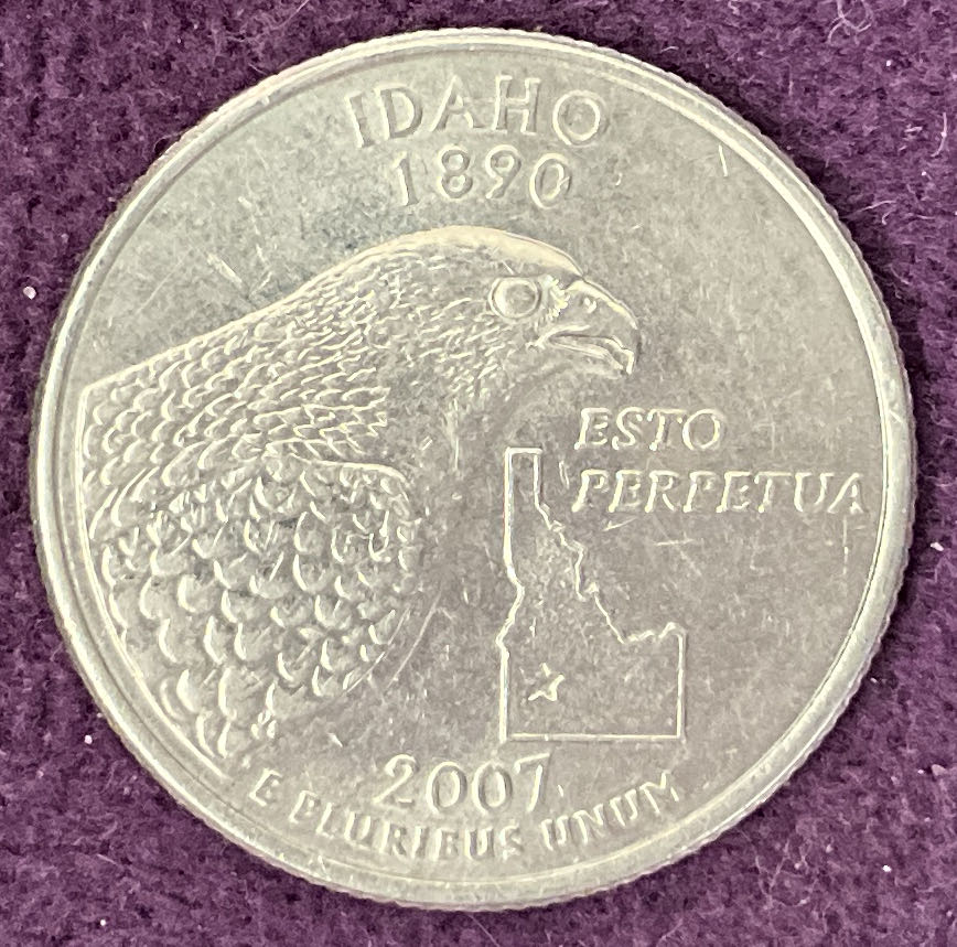 Washington Quarter Idaho 2007 D 1  coin collectible - Main Image 2