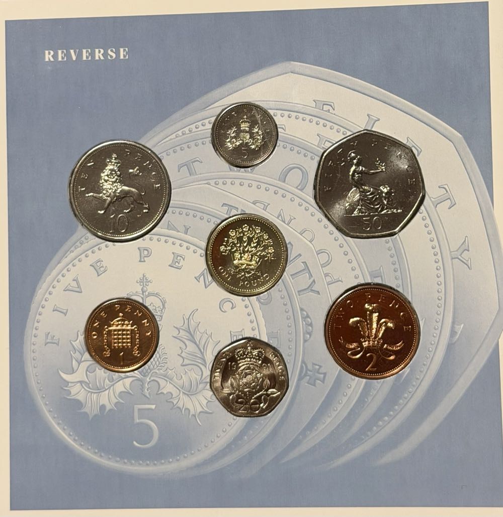 1991 Portcullis 1p  coin collectible - Main Image 3