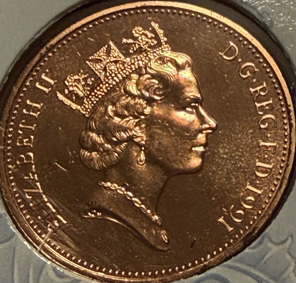 1991 Prince Of Wales Badge 2p  coin collectible - Main Image 2