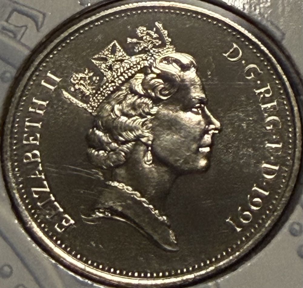 1991 English Lion 10p  coin collectible - Main Image 2