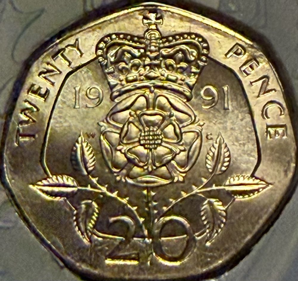 1986 Northern Ireland Flax £1 (2)