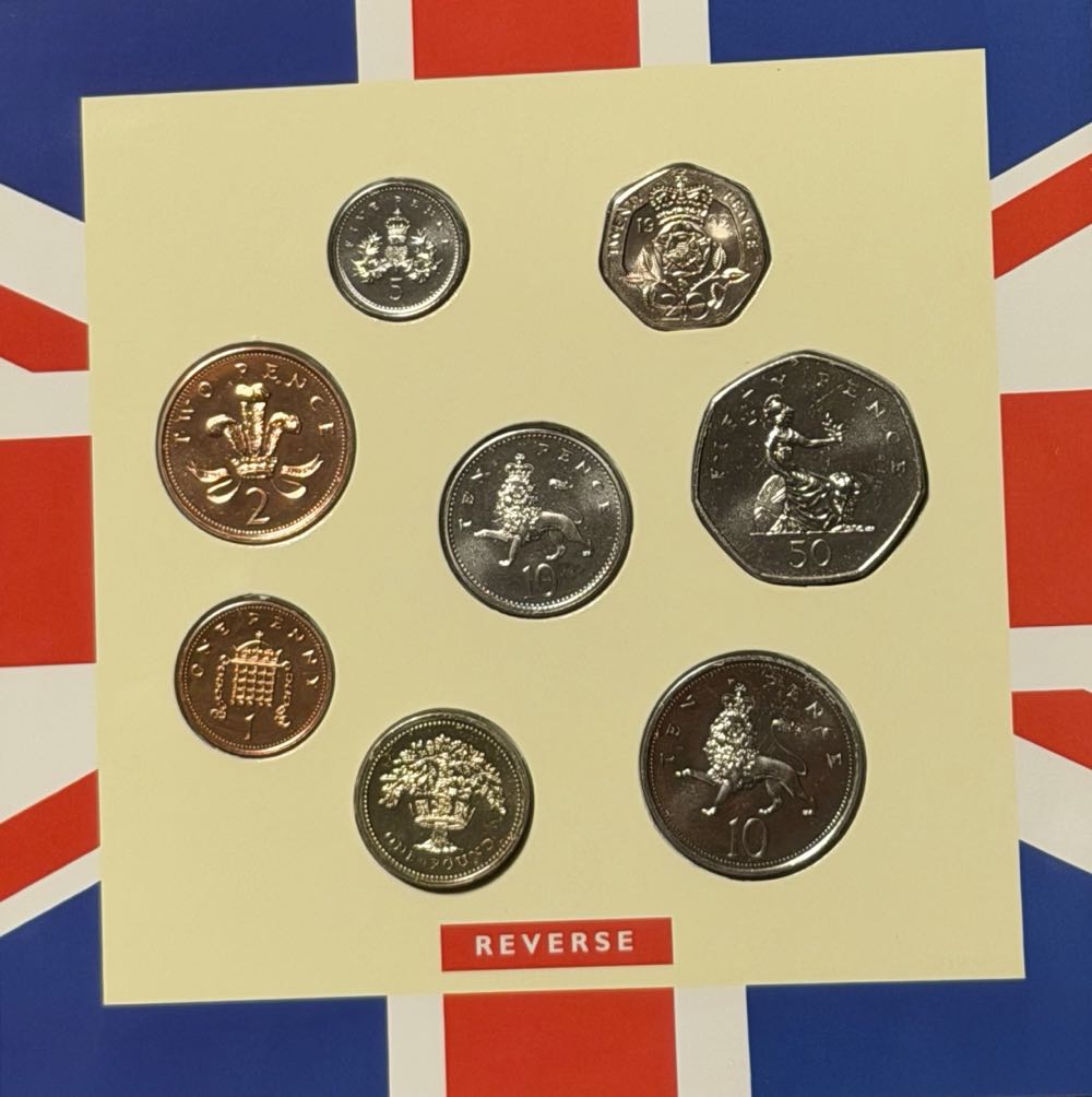 1992 Portcullis 1p  coin collectible - Main Image 3