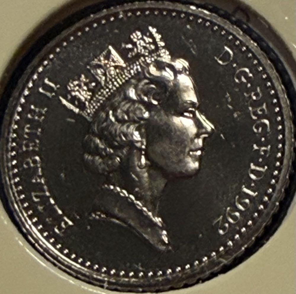 1992 Scottish Thistle 5p  coin collectible - Main Image 2