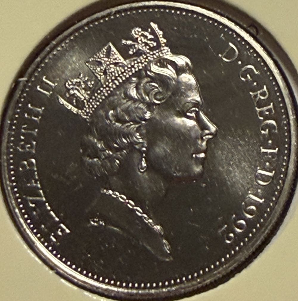 1992 English Lion 10p  coin collectible - Main Image 2