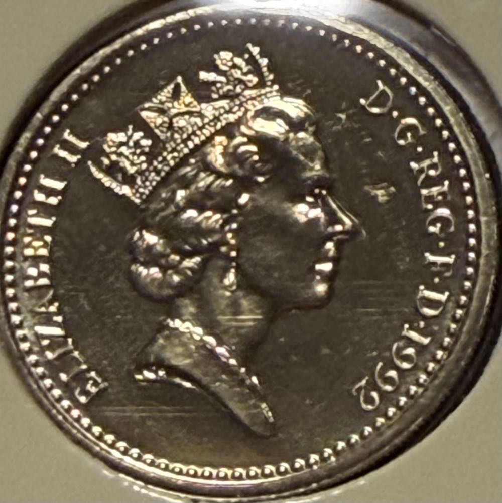 1992 English Oak £1 (2)  coin collectible - Main Image 2