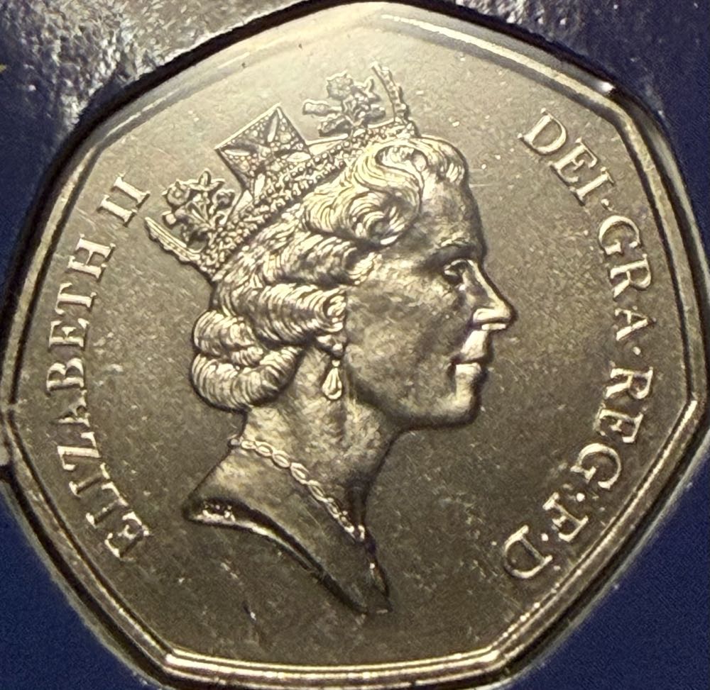 1992 European Economic Community 50p  coin collectible - Main Image 2