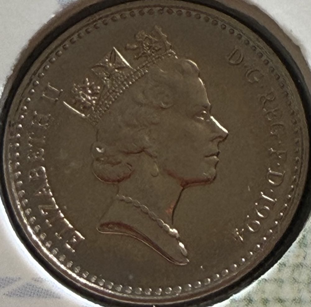 1994 Scottish Thistle 5p  coin collectible - Main Image 2