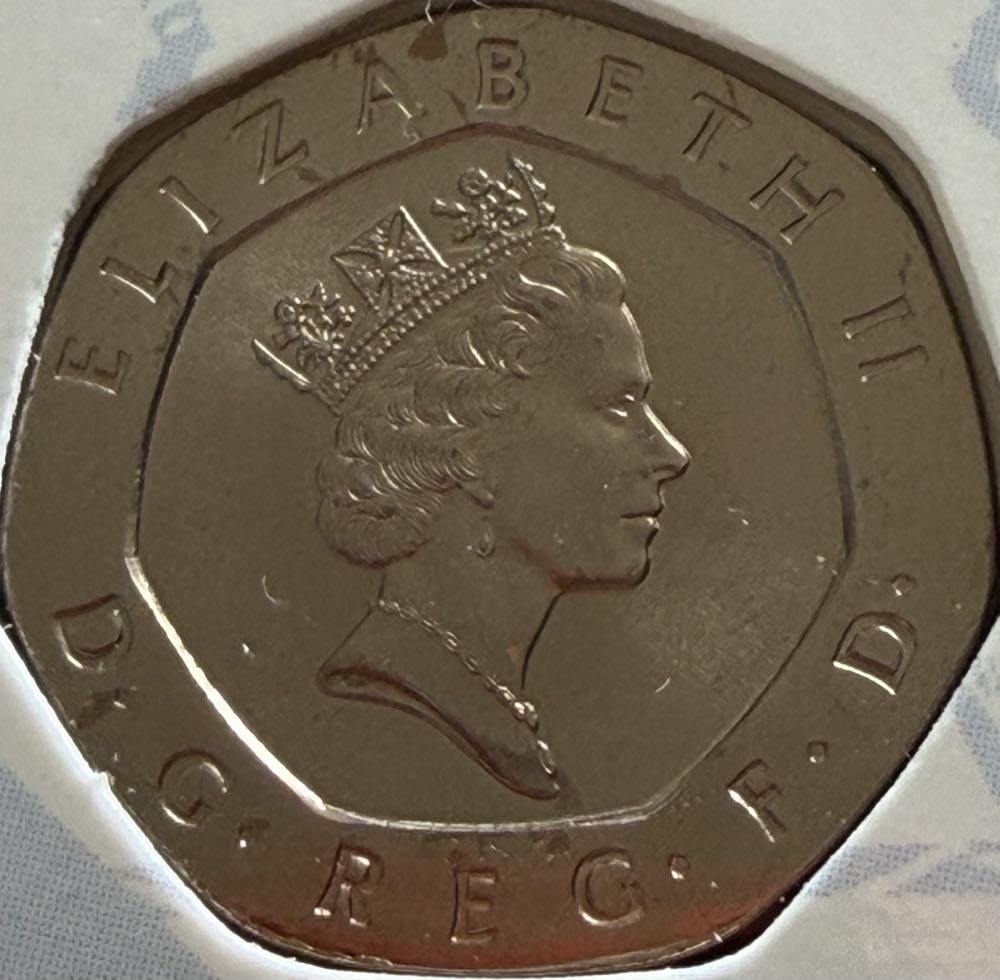 1994 Tudor Rose 20p (2)  coin collectible - Main Image 2