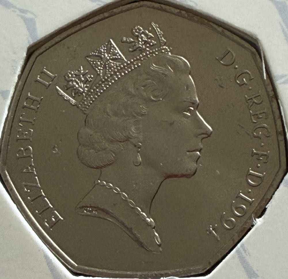 1994 D-Day 50p  coin collectible - Main Image 2