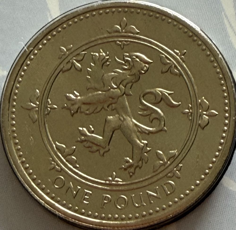 1999 Scottish Lion £1