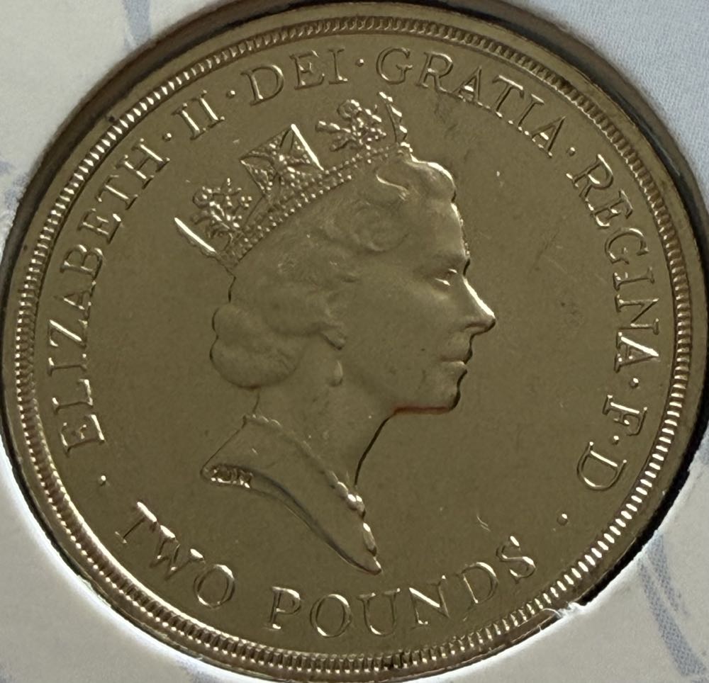 1994 Bank Of England £2 (2)  coin collectible - Main Image 2
