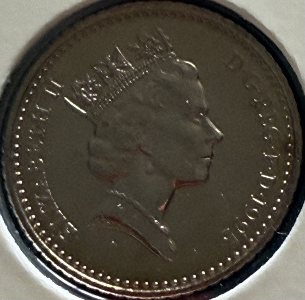 1995 Scottish Thistle 5p  coin collectible - Main Image 2