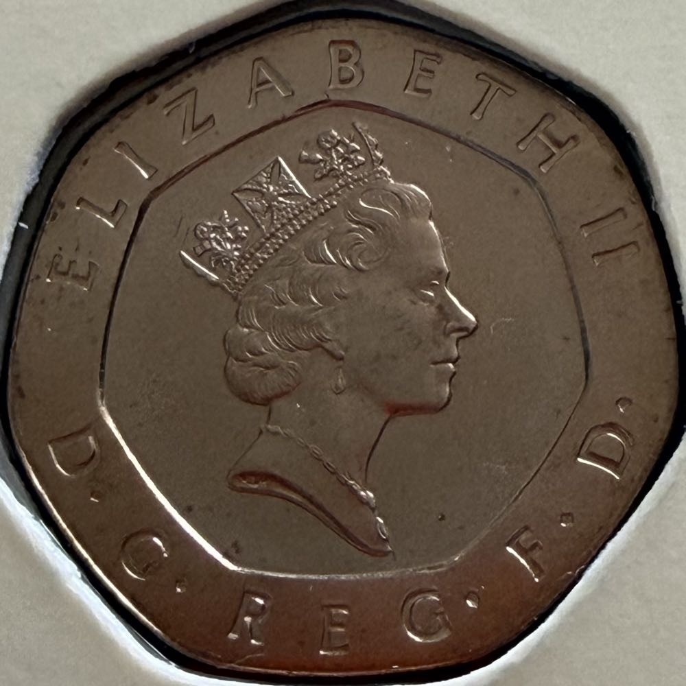 1995 Tudor Rose 20p (2)  coin collectible - Main Image 2