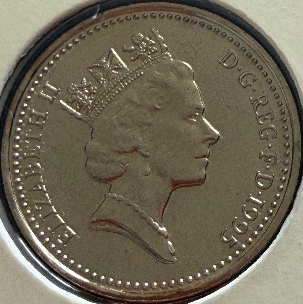 1995 Welsh Dragon £1 (2)  coin collectible - Main Image 2