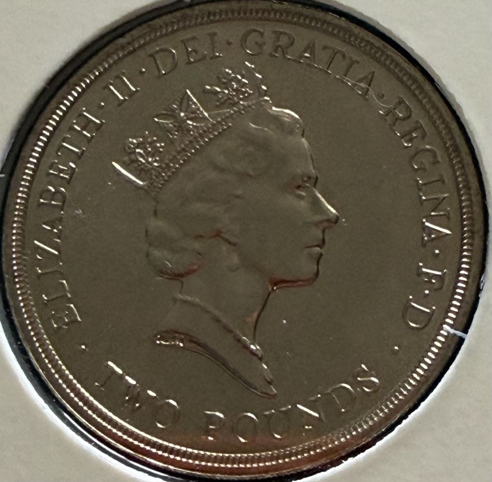 1995 Dove Of Peace £2 (2)  coin collectible - Main Image 2