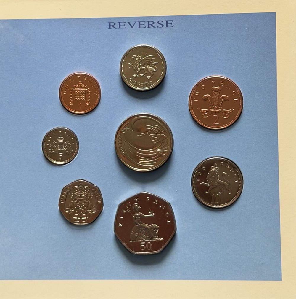 1995 Dove Of Peace £2 (2)  coin collectible - Main Image 3