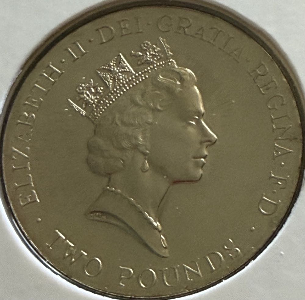 1996 European Football £2 (2)  coin collectible - Main Image 2