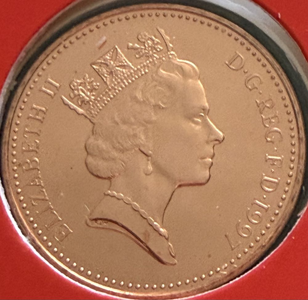 1997 Portcullis 1p  coin collectible - Main Image 2