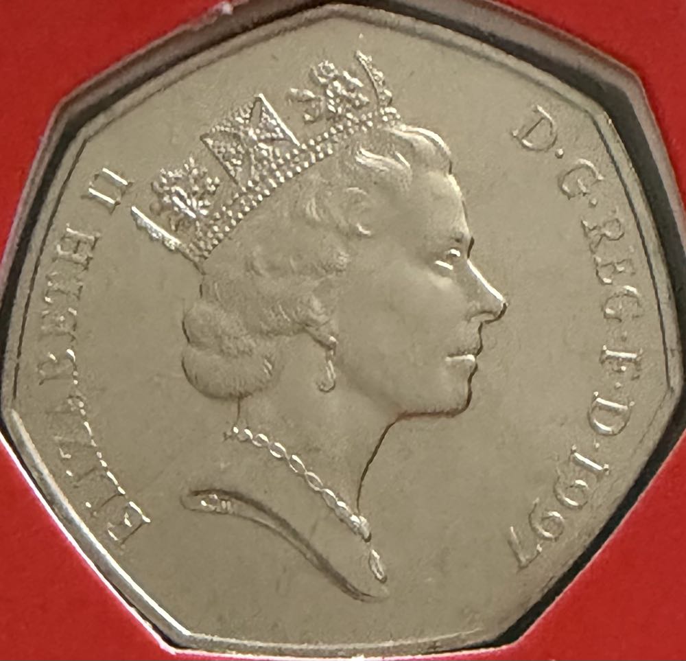 1997 Britannia Large 50p (2)  coin collectible - Main Image 2