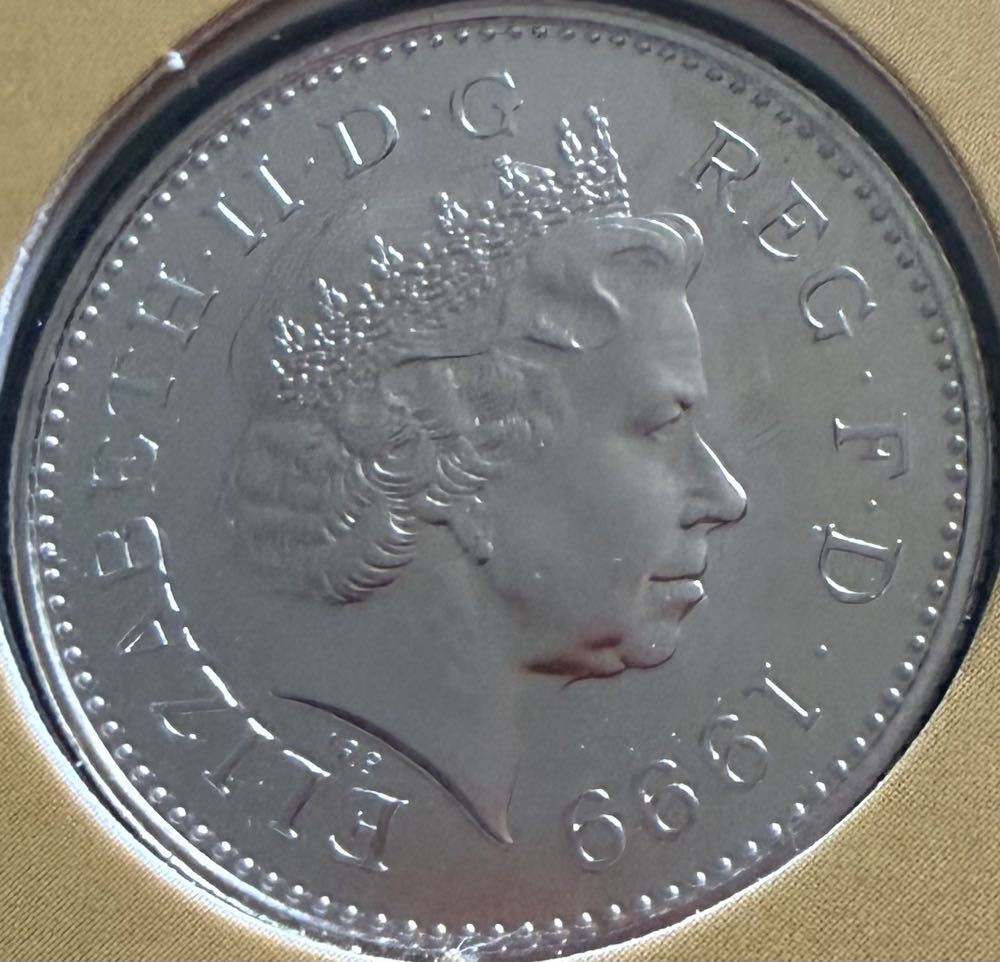 1999 English Lion 10p  coin collectible - Main Image 2