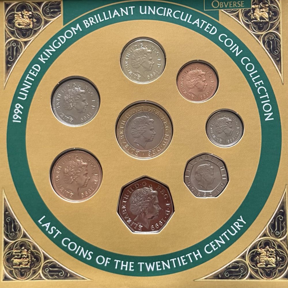 1999 English Lion 10p  coin collectible - Main Image 4