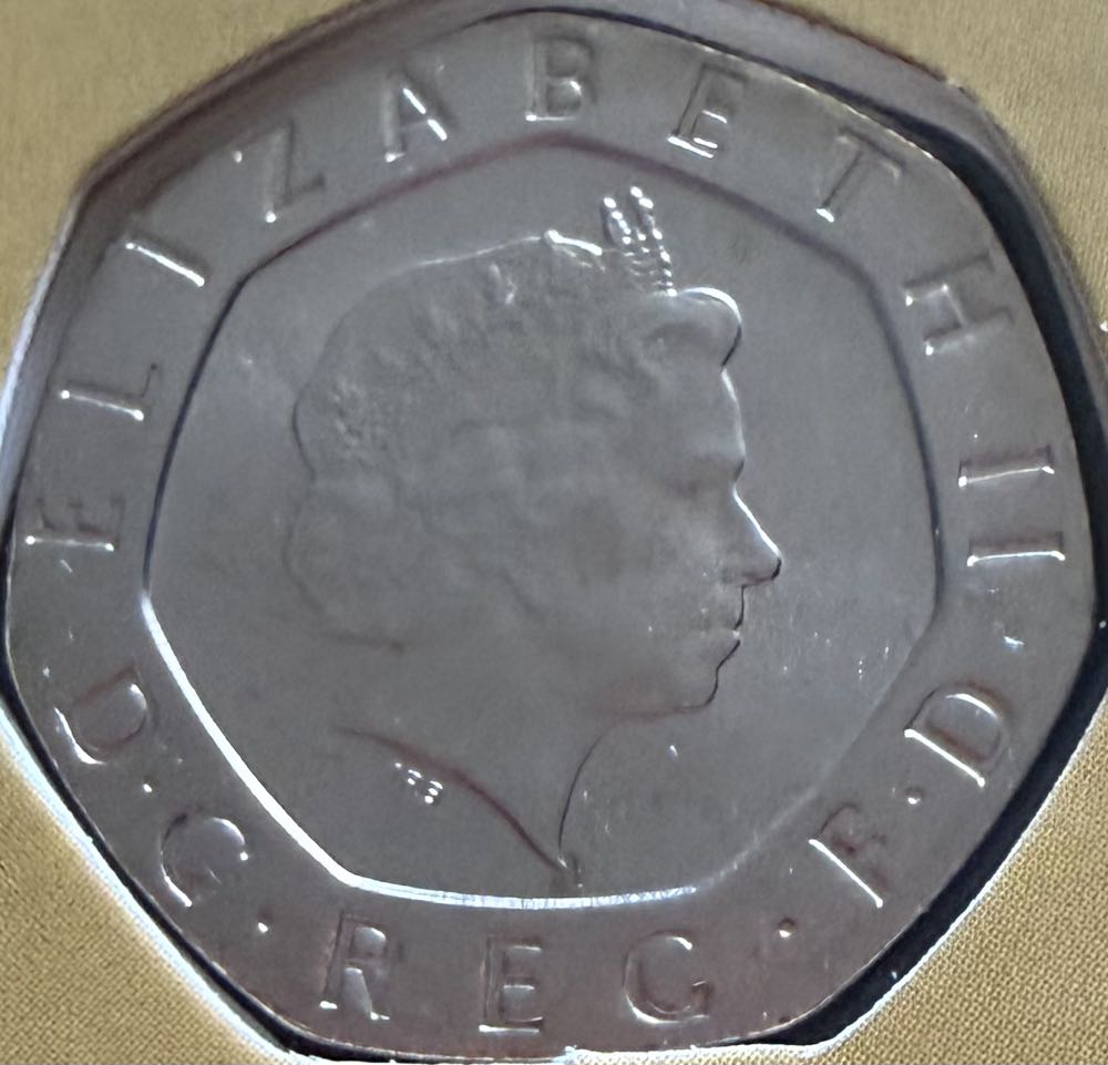 1999 Tudor Rose 20p (2)  coin collectible - Main Image 2