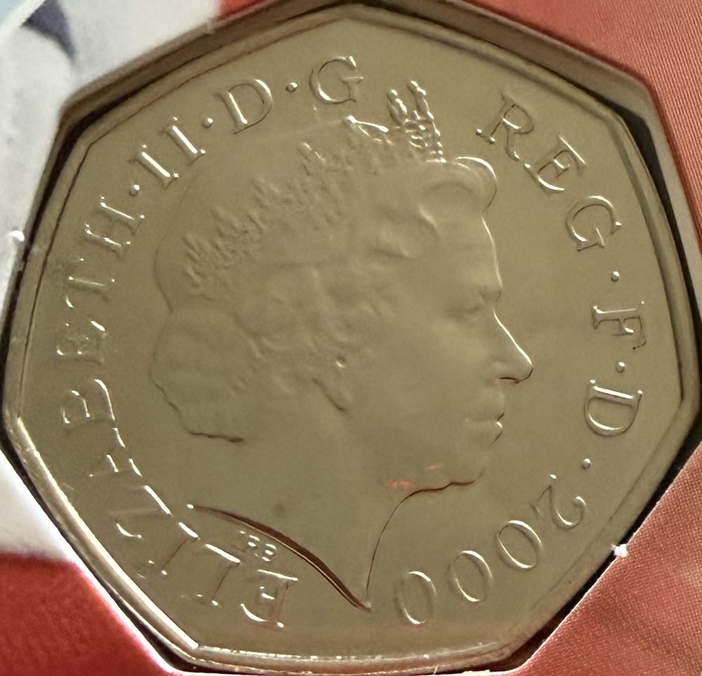 1999 Britannia 50p  coin collectible - Main Image 2