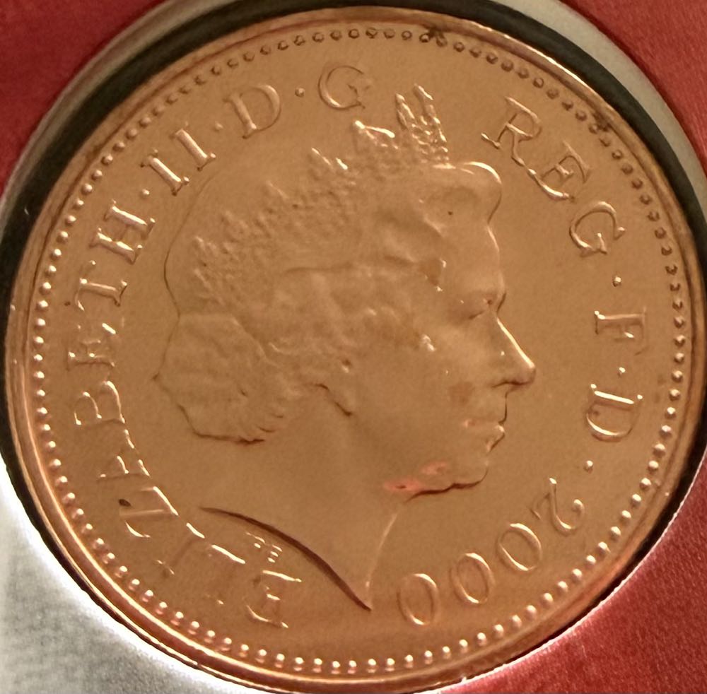 2000 Portcullis 1p  coin collectible - Main Image 2