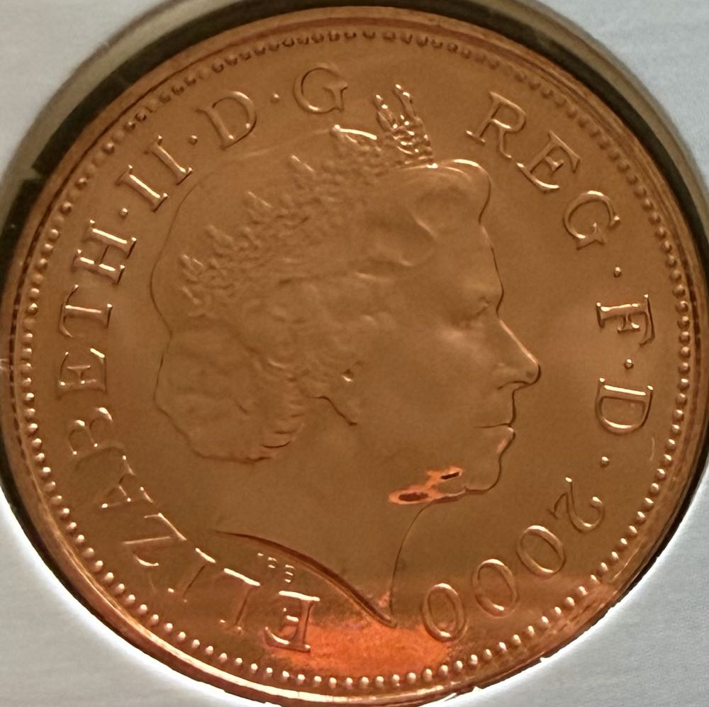 2000 Prince Of Wales Badge 2p  coin collectible - Main Image 2