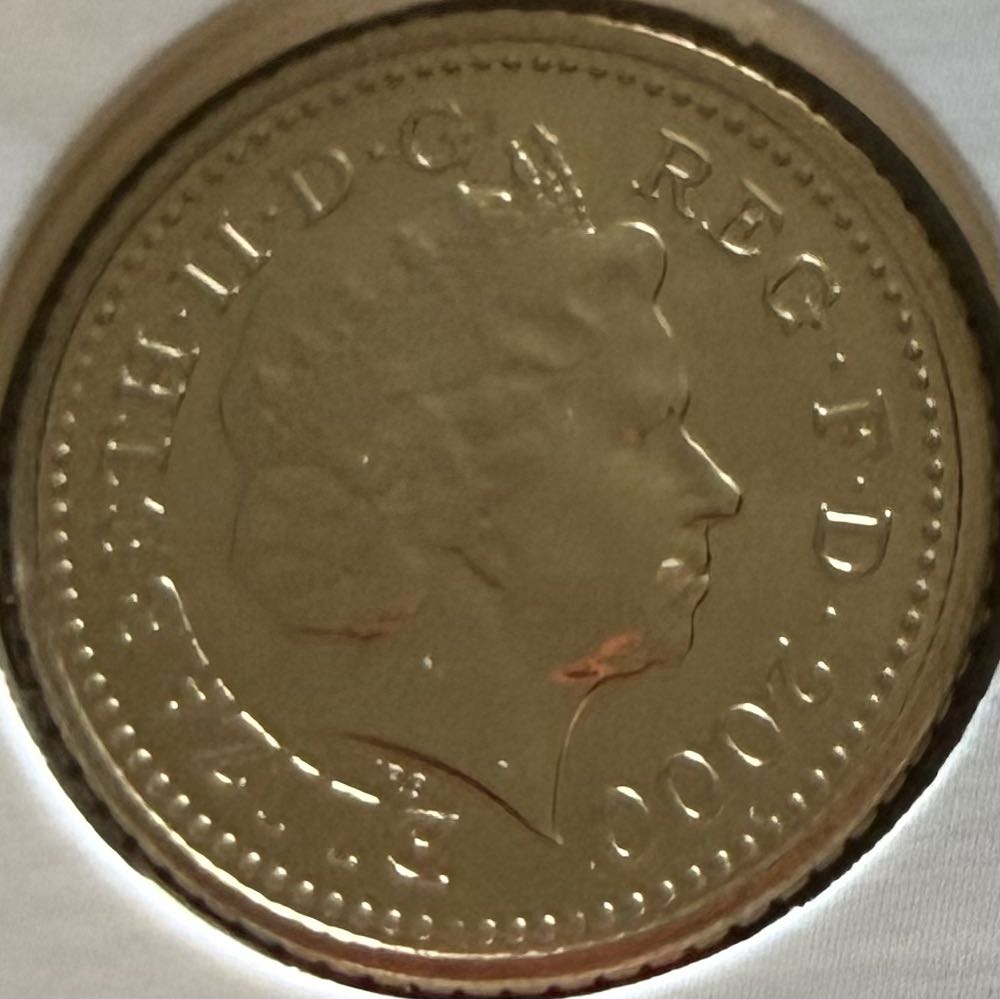 2000 Scottish Thistle 5p  coin collectible - Main Image 2