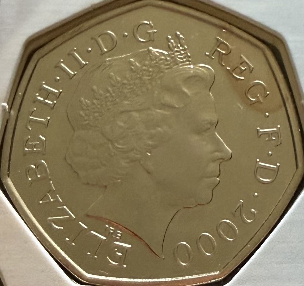 2000 Public Libraries 50p (2)  coin collectible - Main Image 2