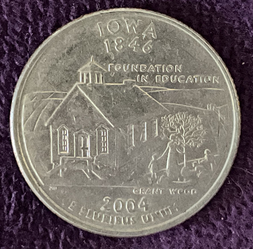 Washington Quarter Iowa 2004 D 1  coin collectible - Main Image 2