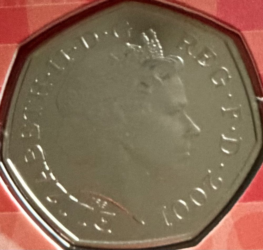 2001 Britannia 50p  coin collectible - Main Image 2