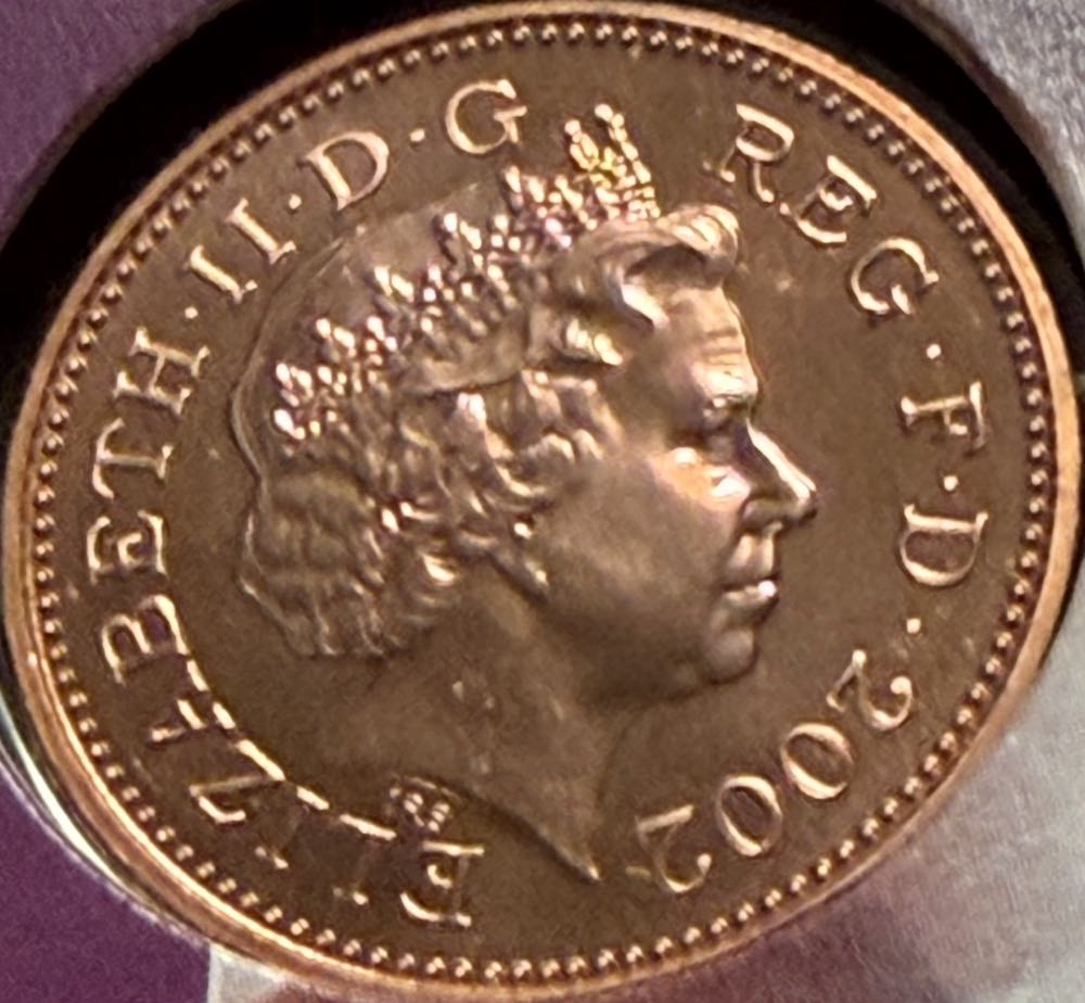 2002 Portcullis 1p  coin collectible - Main Image 2