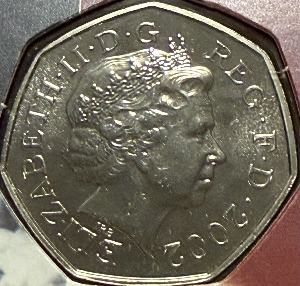 2002 Britannia 50p  coin collectible - Main Image 2