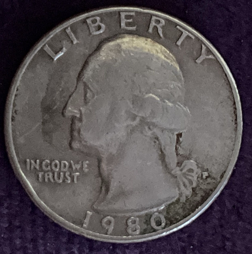 Quarter Washington 1980 P 6  coin collectible - Main Image 3