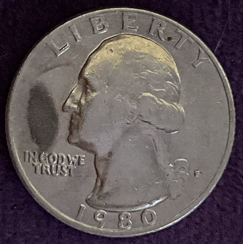 Quarter Washington 1980 P 7  coin collectible - Main Image 3