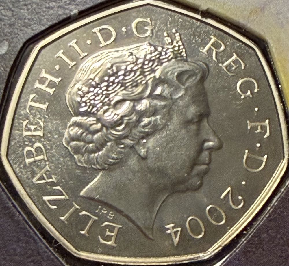 2004 Britannia 50p (2)  coin collectible - Main Image 2