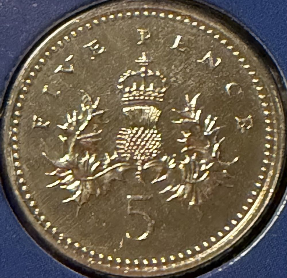 1984 Scottish Thistle 5p